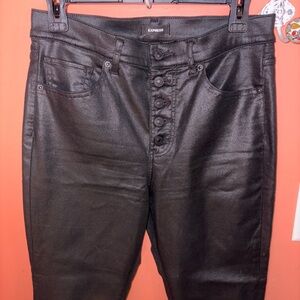 Express Women's Black High Rise Jeans